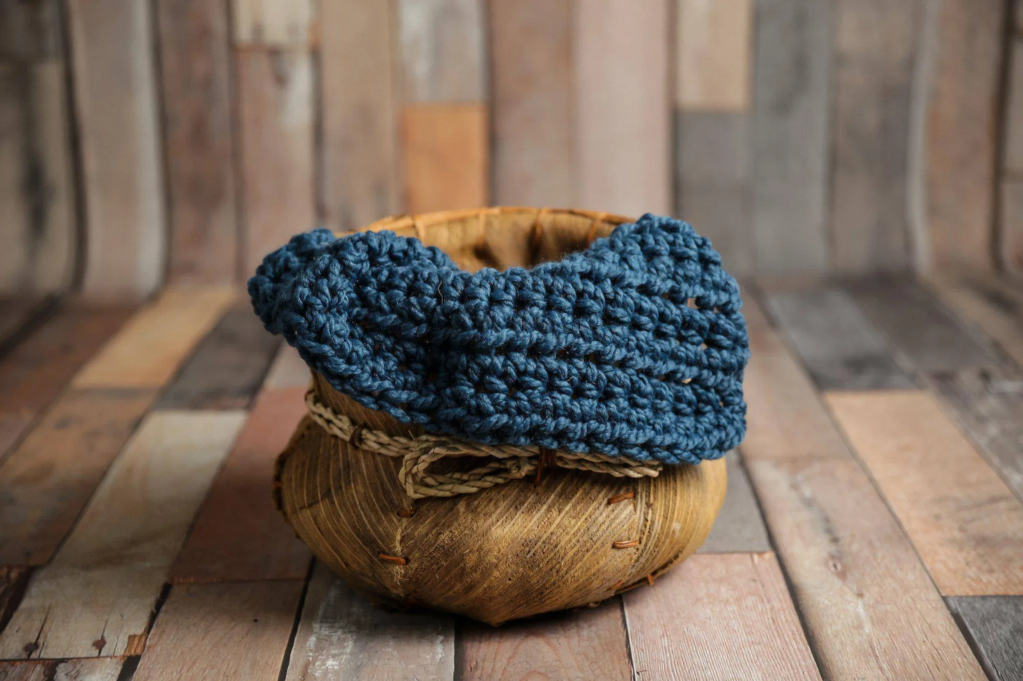 Denim Blue Newborn Baby Blanket