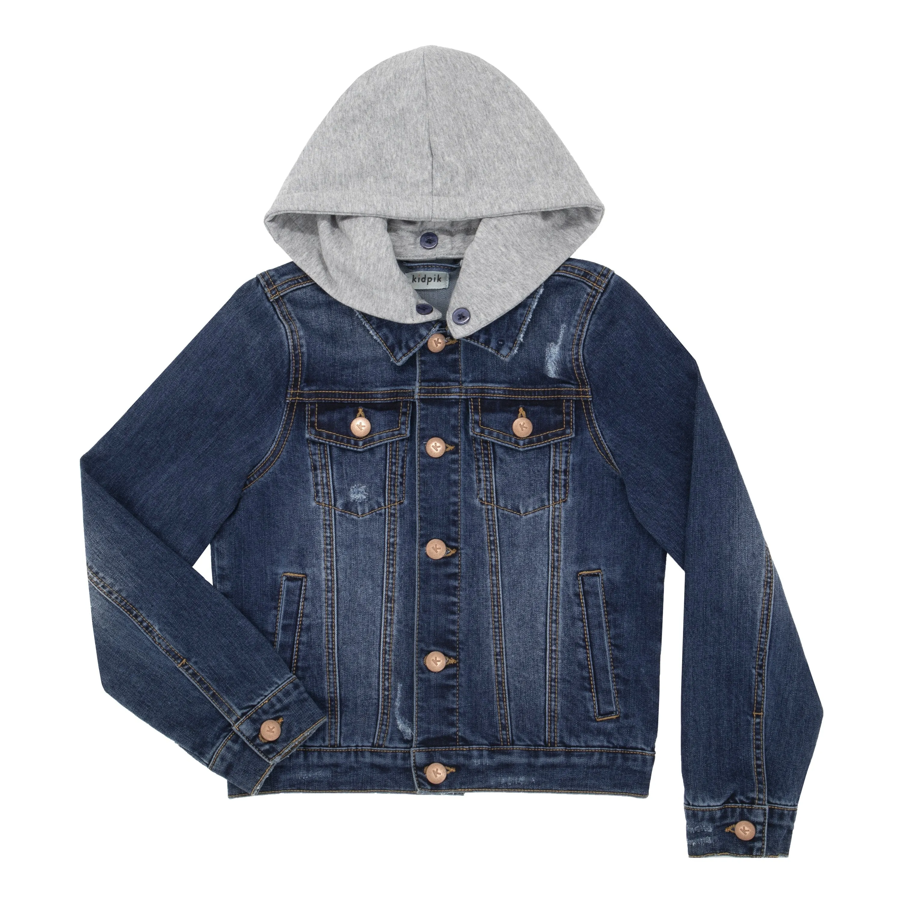 Denim Hooded Jacket