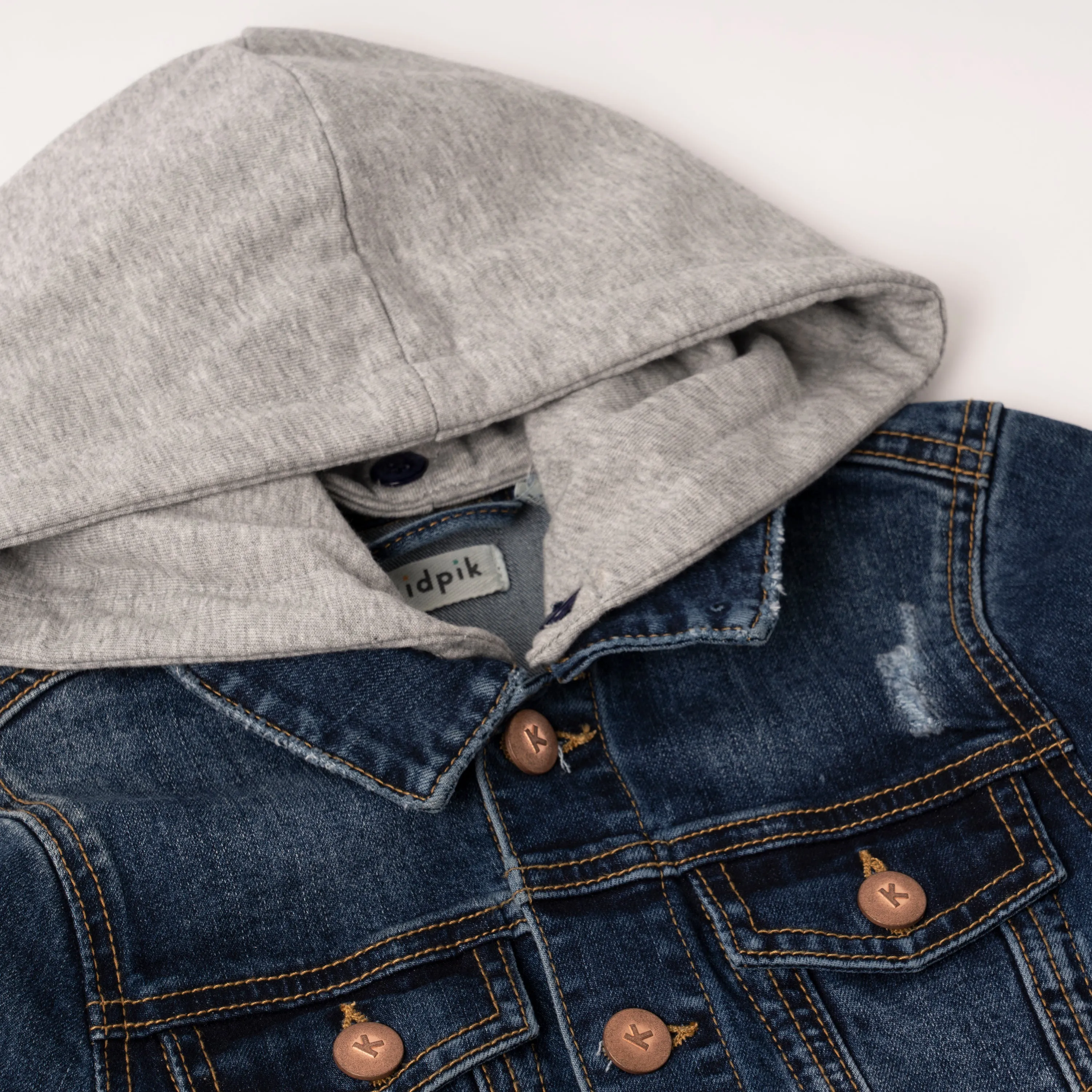 Denim Hooded Jacket