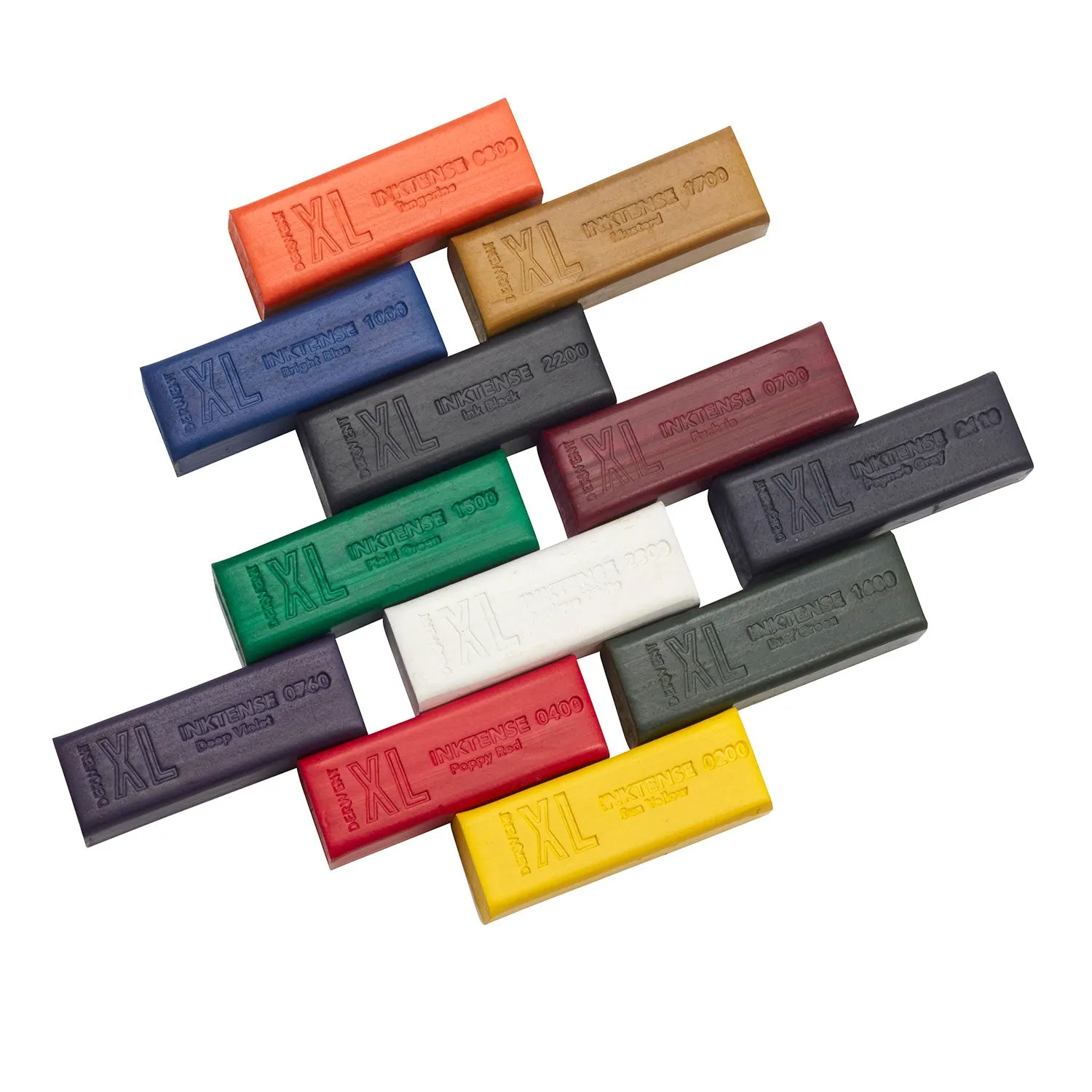 Derwent Inktense XL Blocks Tin - 12 Blocks