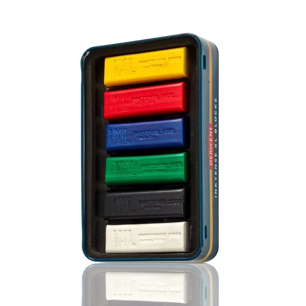 Derwent Inktense XL Blocks Tin 6 Pack