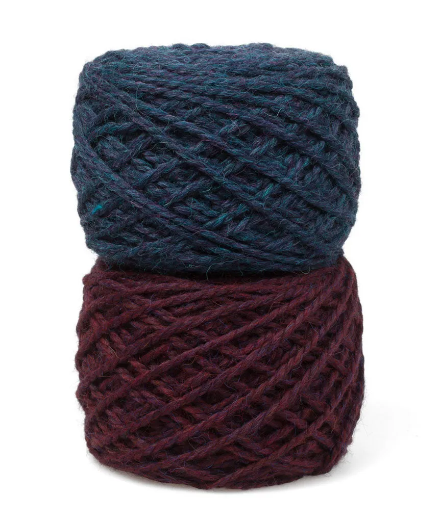 Diagonal Striped Garter Stitch Loop Using Berroco Ultra Alpaca Chunky