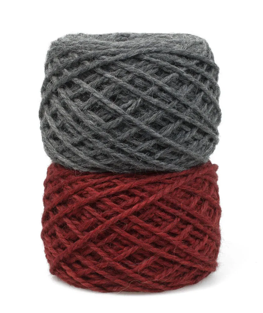 Diagonal Striped Garter Stitch Loop Using Berroco Ultra Alpaca Chunky