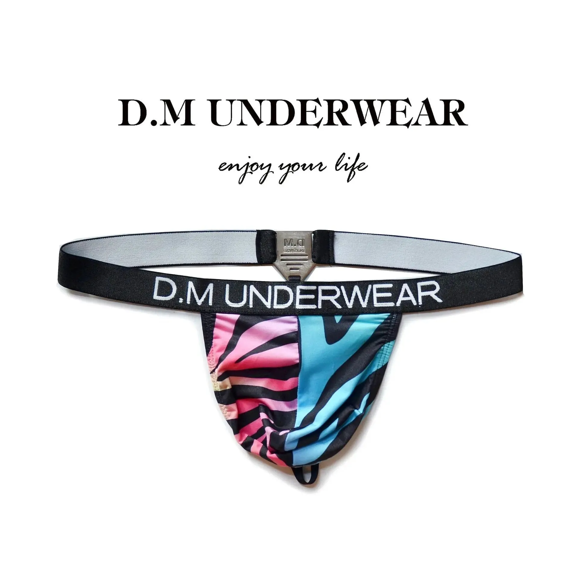 D.M Leopard Thongs for Men