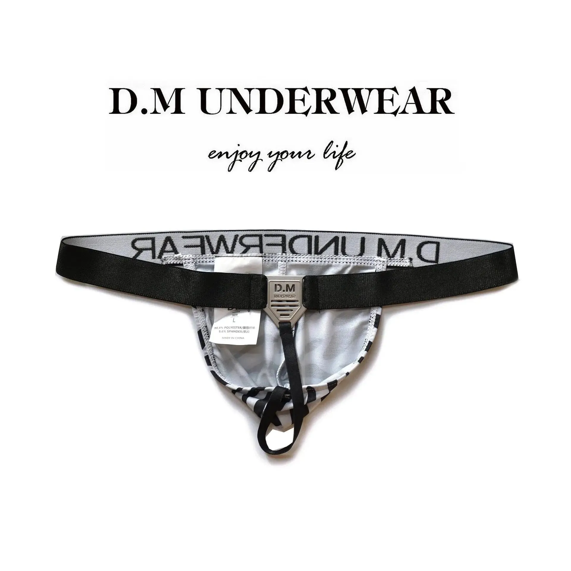 D.M Leopard Thongs for Men