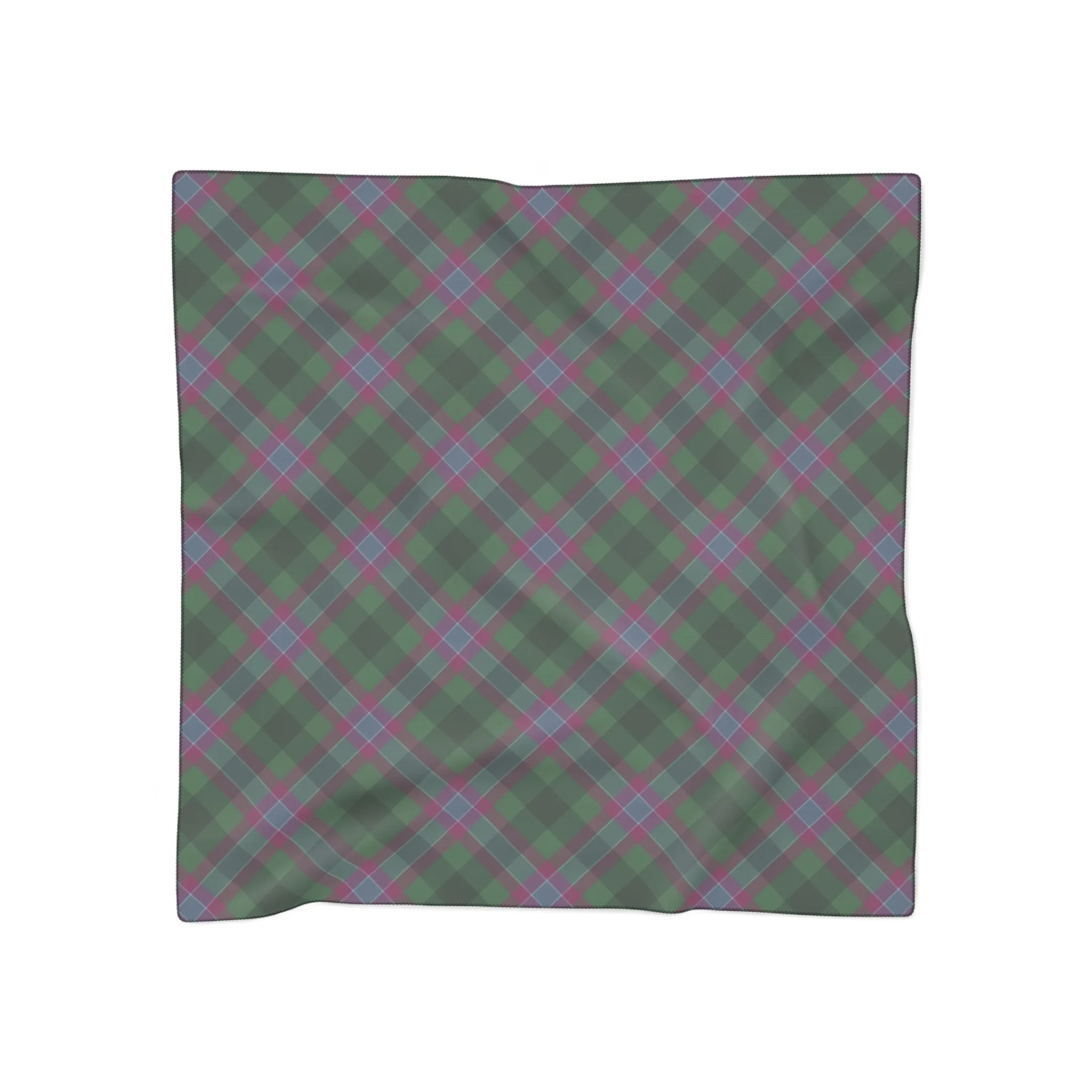 Dunans Rising Tartan Sheer Poly Scarf