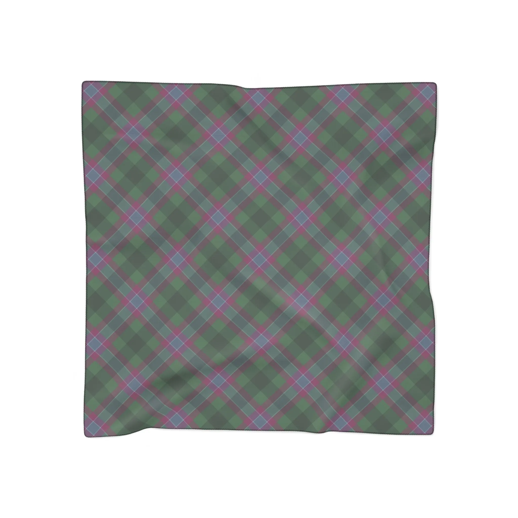 Dunans Rising Tartan Sheer Poly Scarf