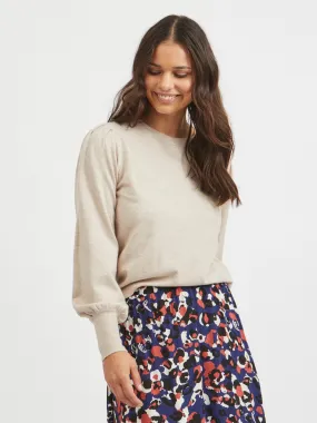 Ella Round Neck Jumper (Natural)