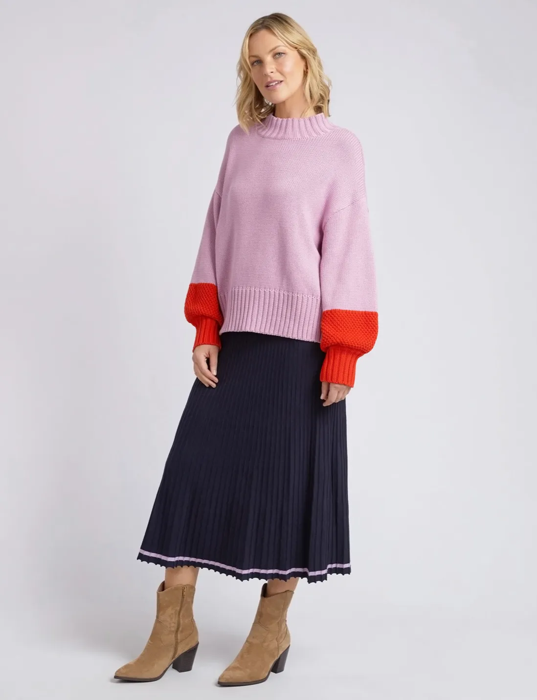 Elm LIfestyle Louie Mock Neck Knit