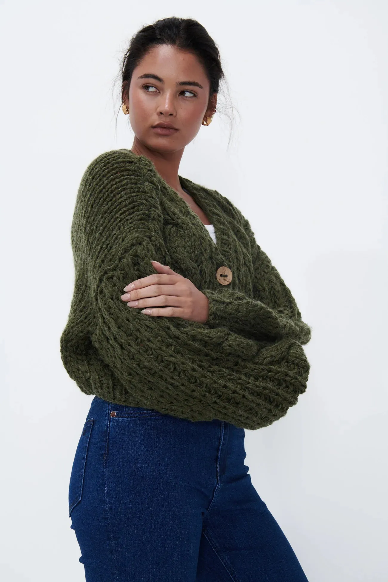Elsie Knit in Khaki