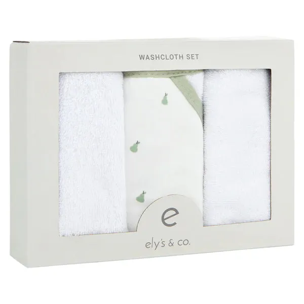 Ely's and Co Washcloth Set, 3 pack