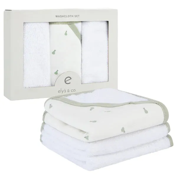 Ely's and Co Washcloth Set, 3 pack