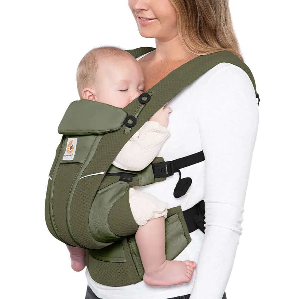 Ergobaby Omni Breeze All-Position Mesh Baby Carrier - Olive Green