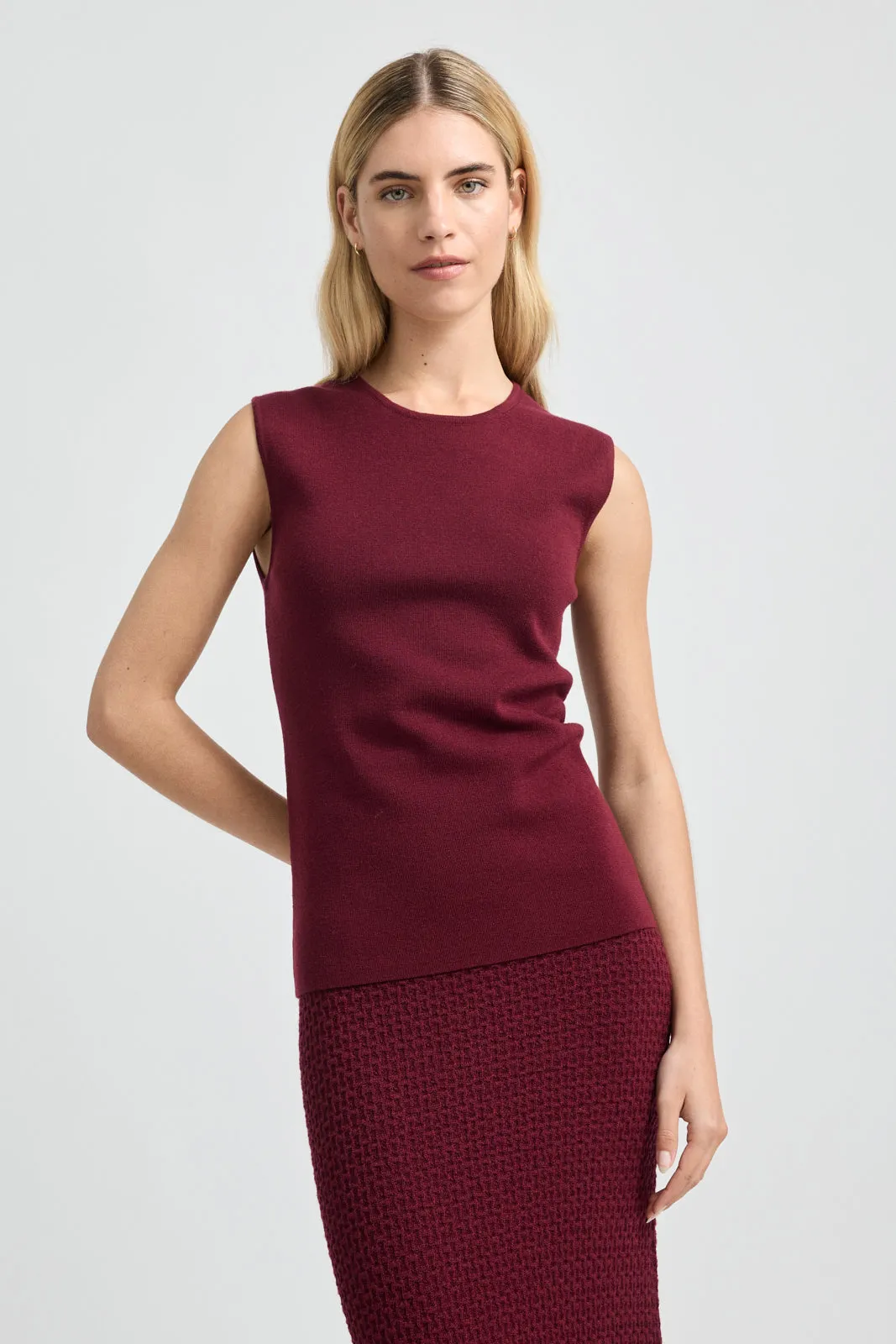 FINE MERINO TANK