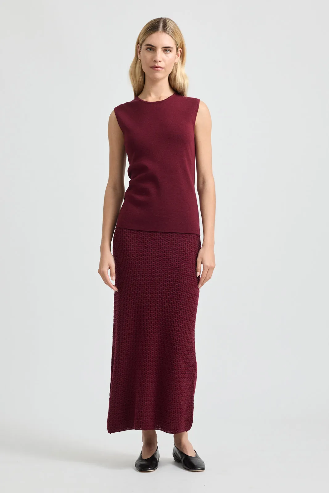 FINE MERINO TANK