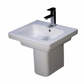 Frontline White Resort Semi-Pedestal Basin