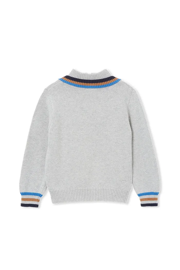 Funnel Tipping Knit Jumper