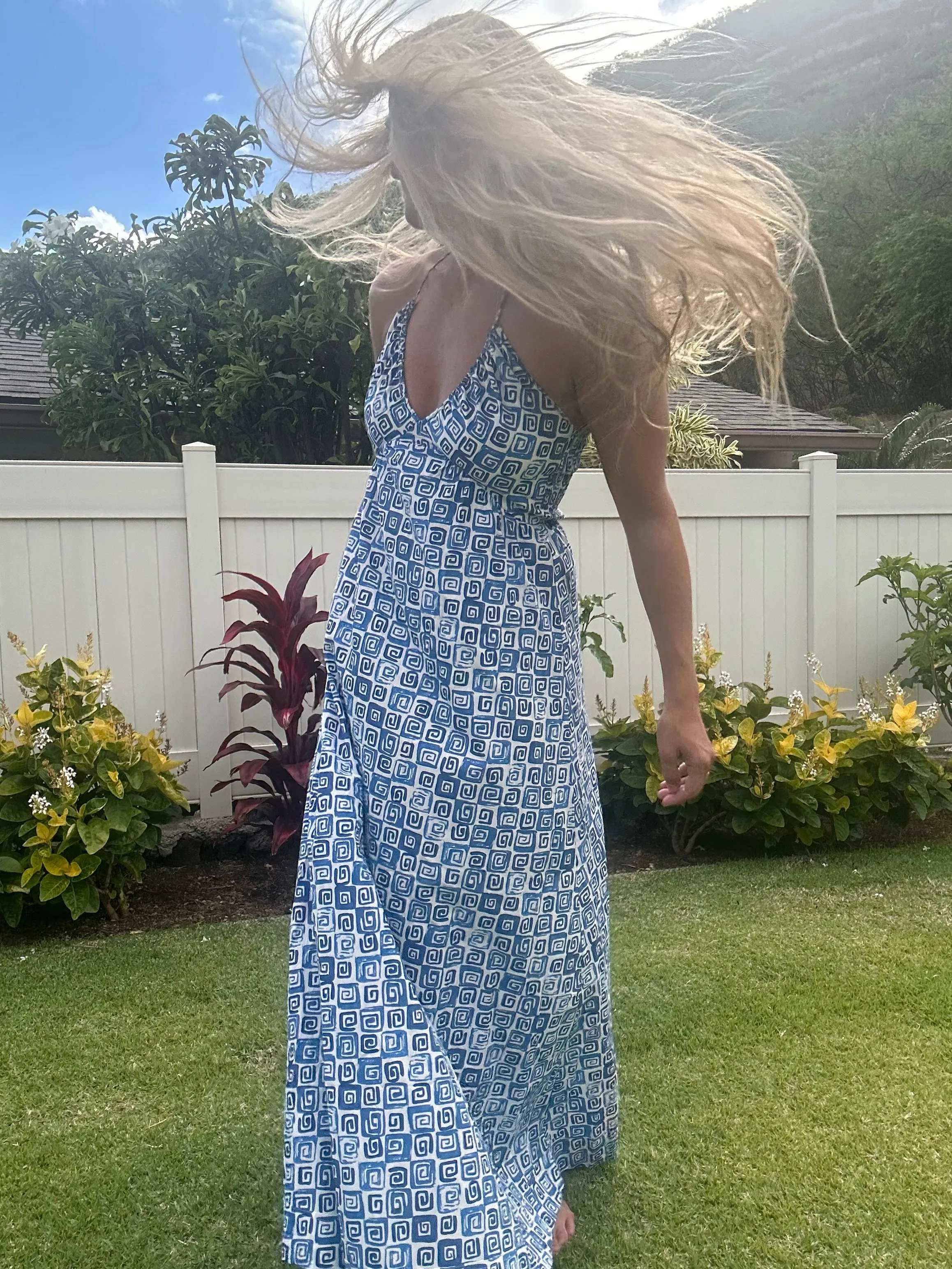 GIRL AND THE SUN Iris maxi dress