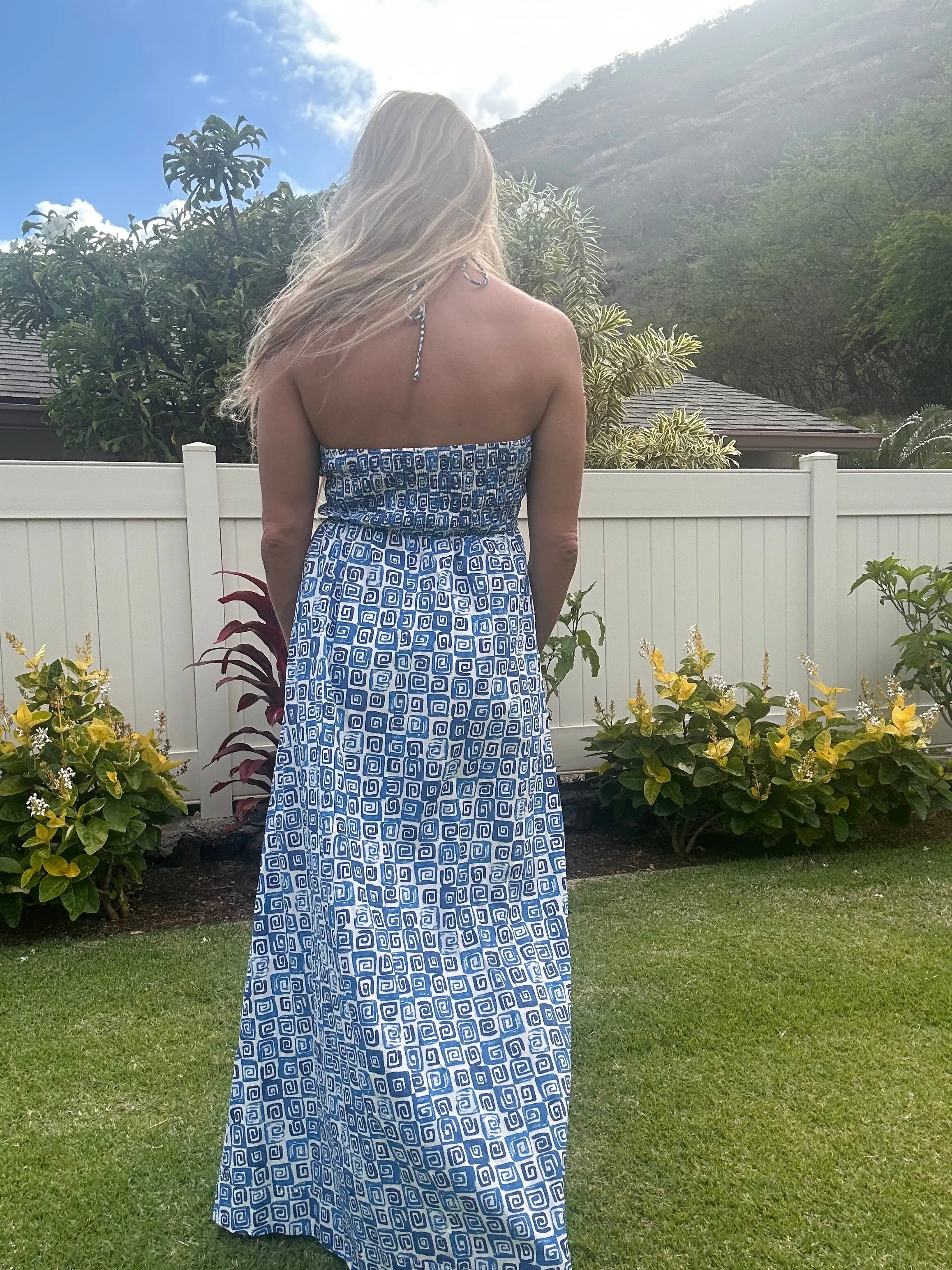 GIRL AND THE SUN Iris maxi dress