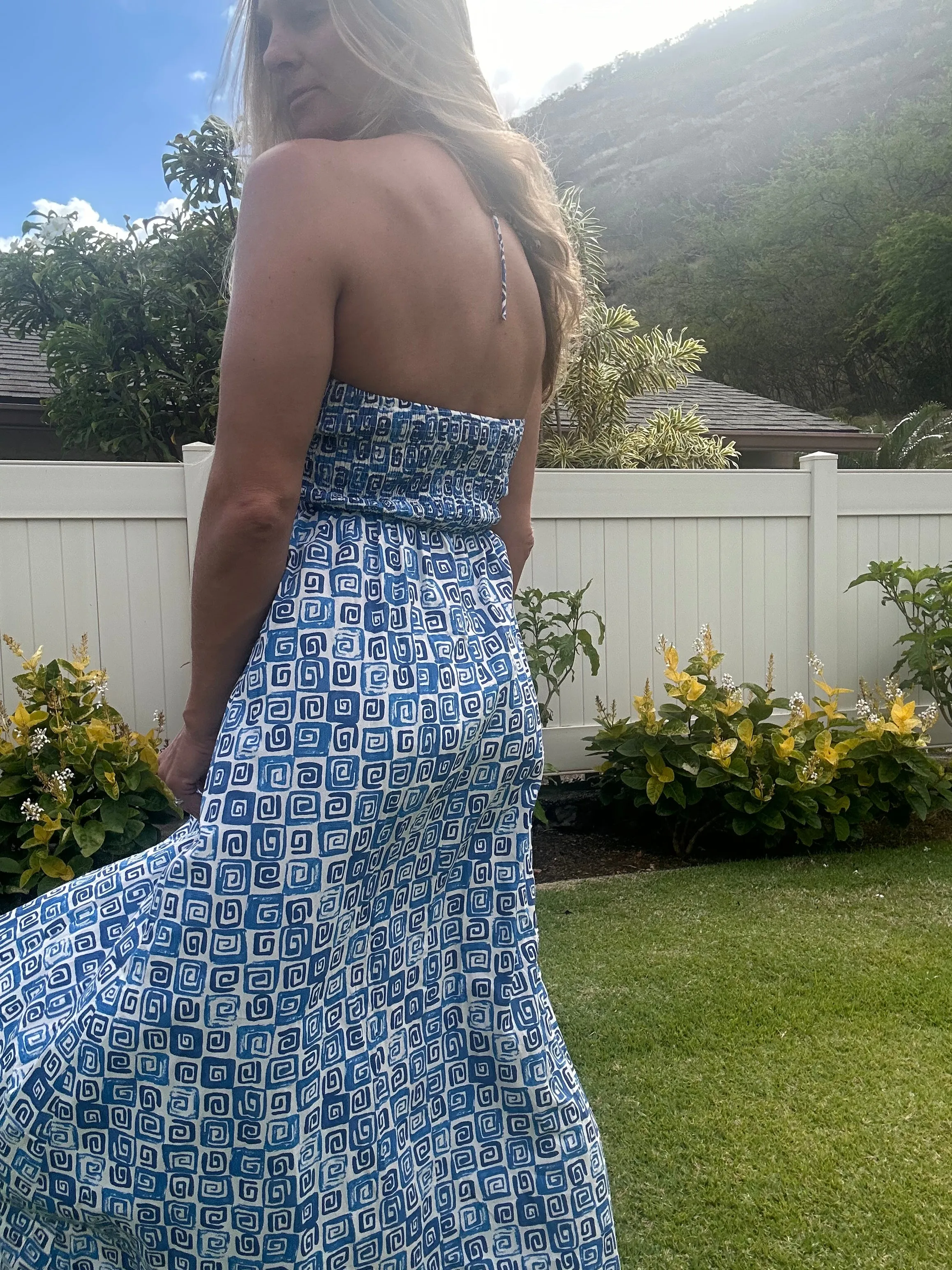 GIRL AND THE SUN Iris maxi dress