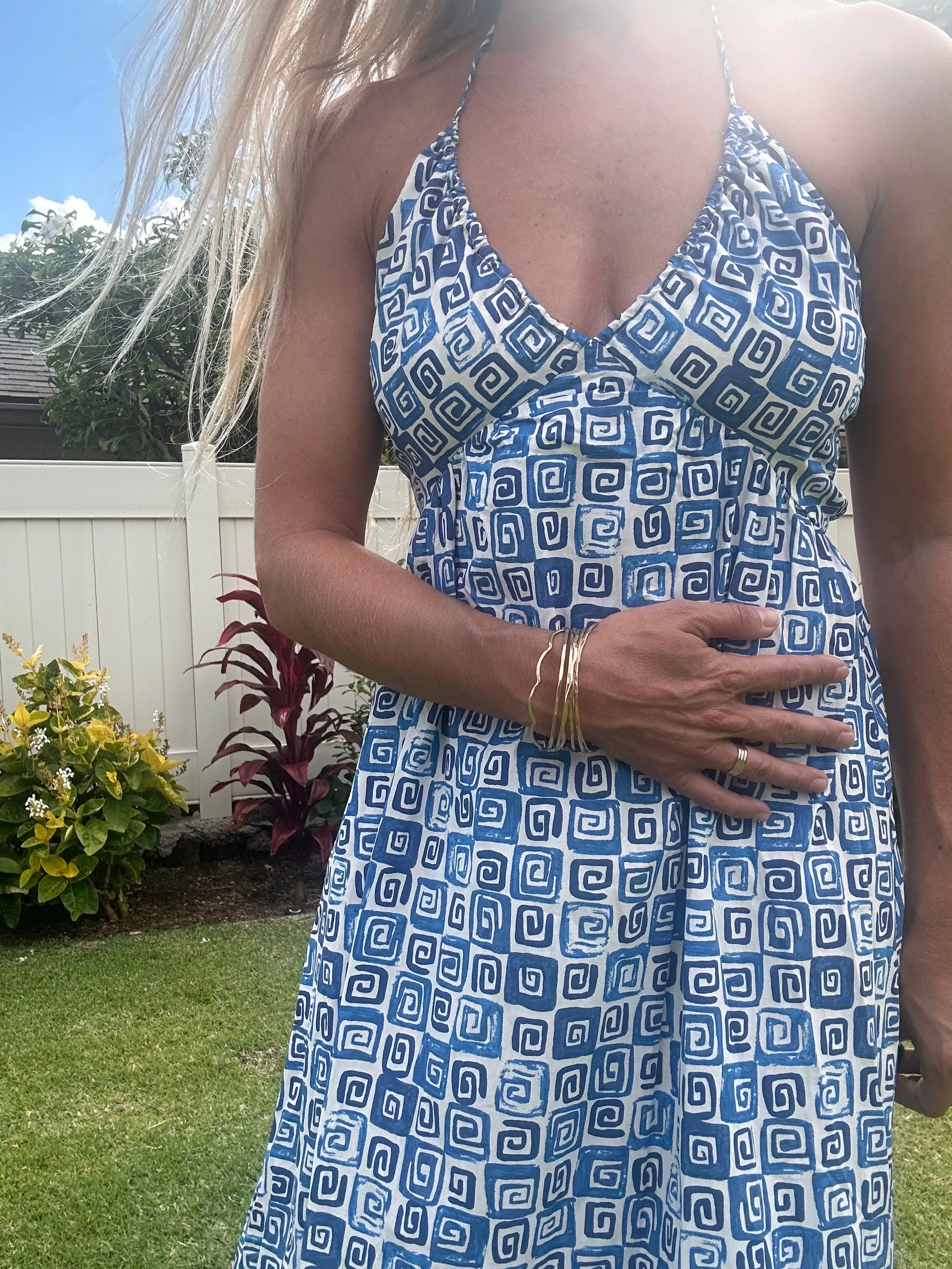 GIRL AND THE SUN Iris maxi dress