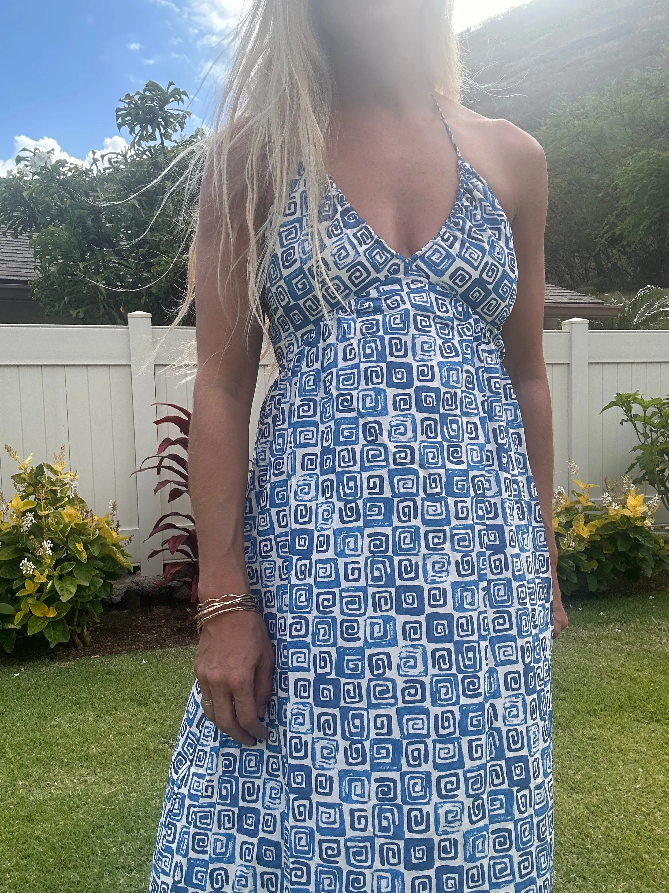 GIRL AND THE SUN Iris maxi dress