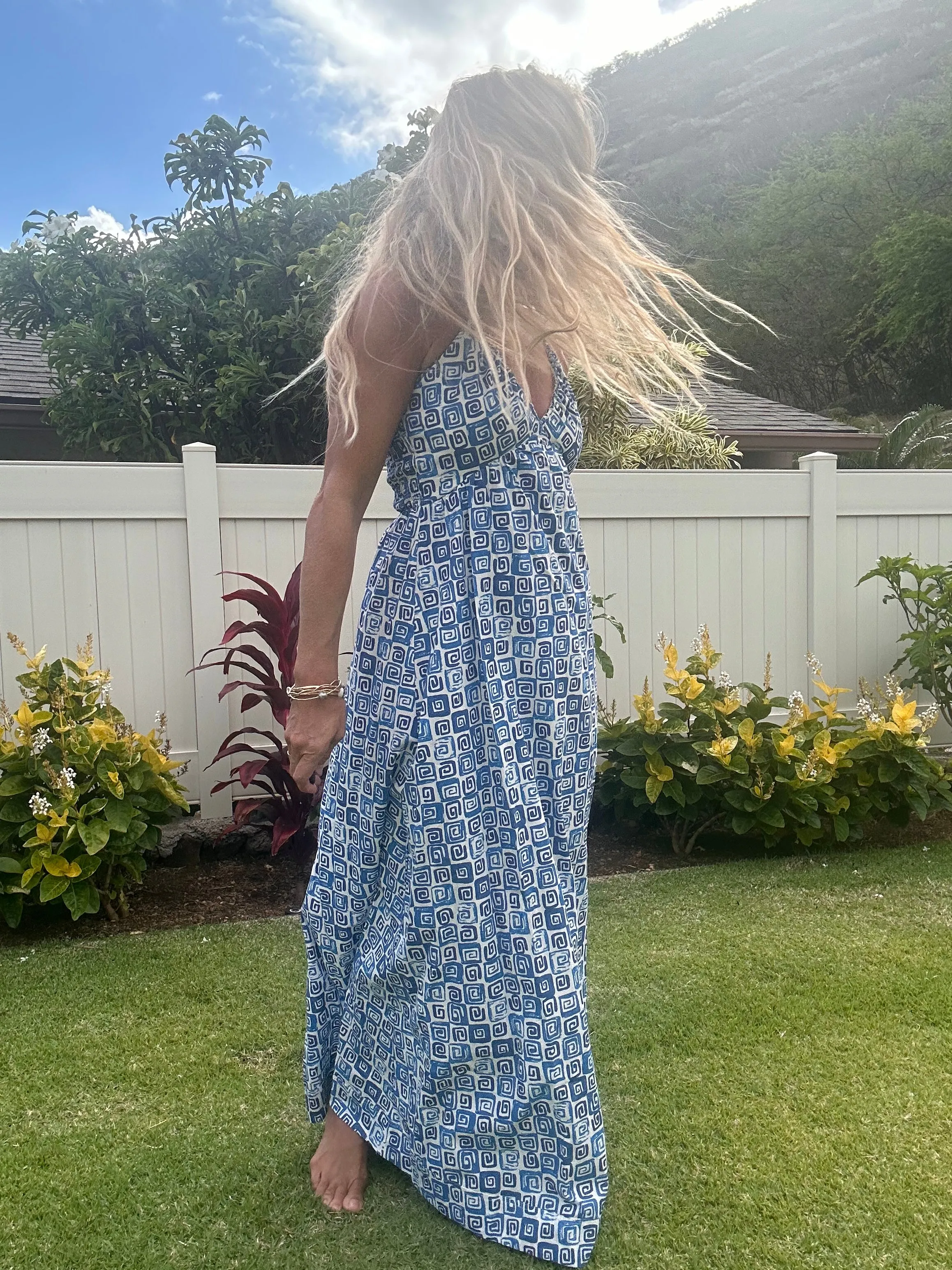 GIRL AND THE SUN Iris maxi dress