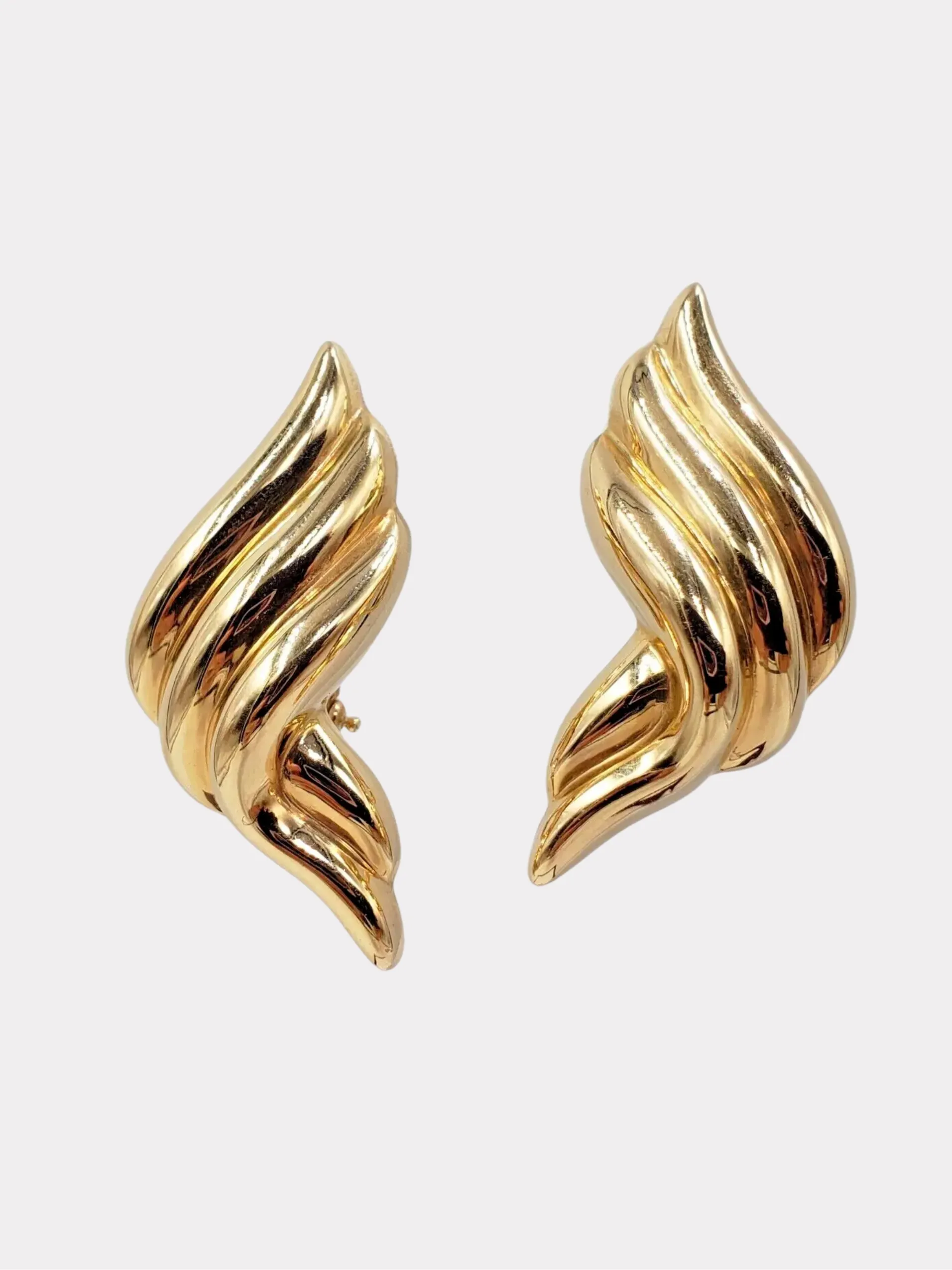 Gold Angelic Layer Earrings