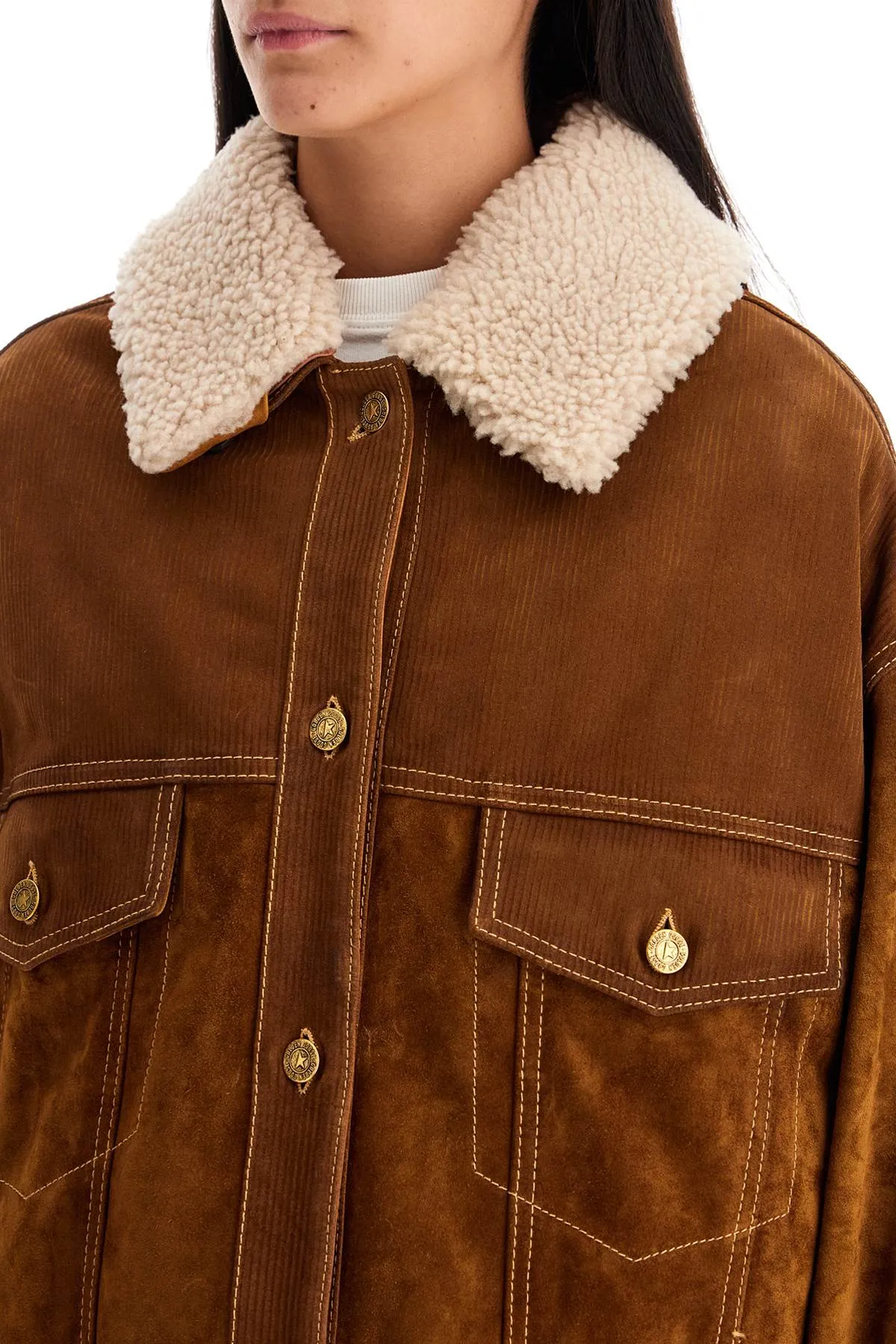 Golden Goose Babette Leather Jacket