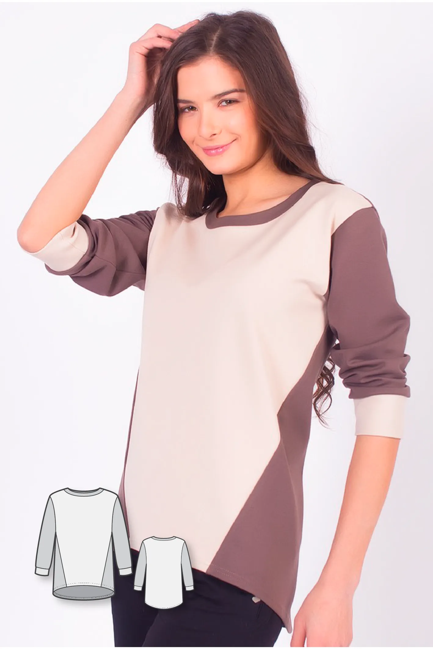 High Low Sweatshirt #2120