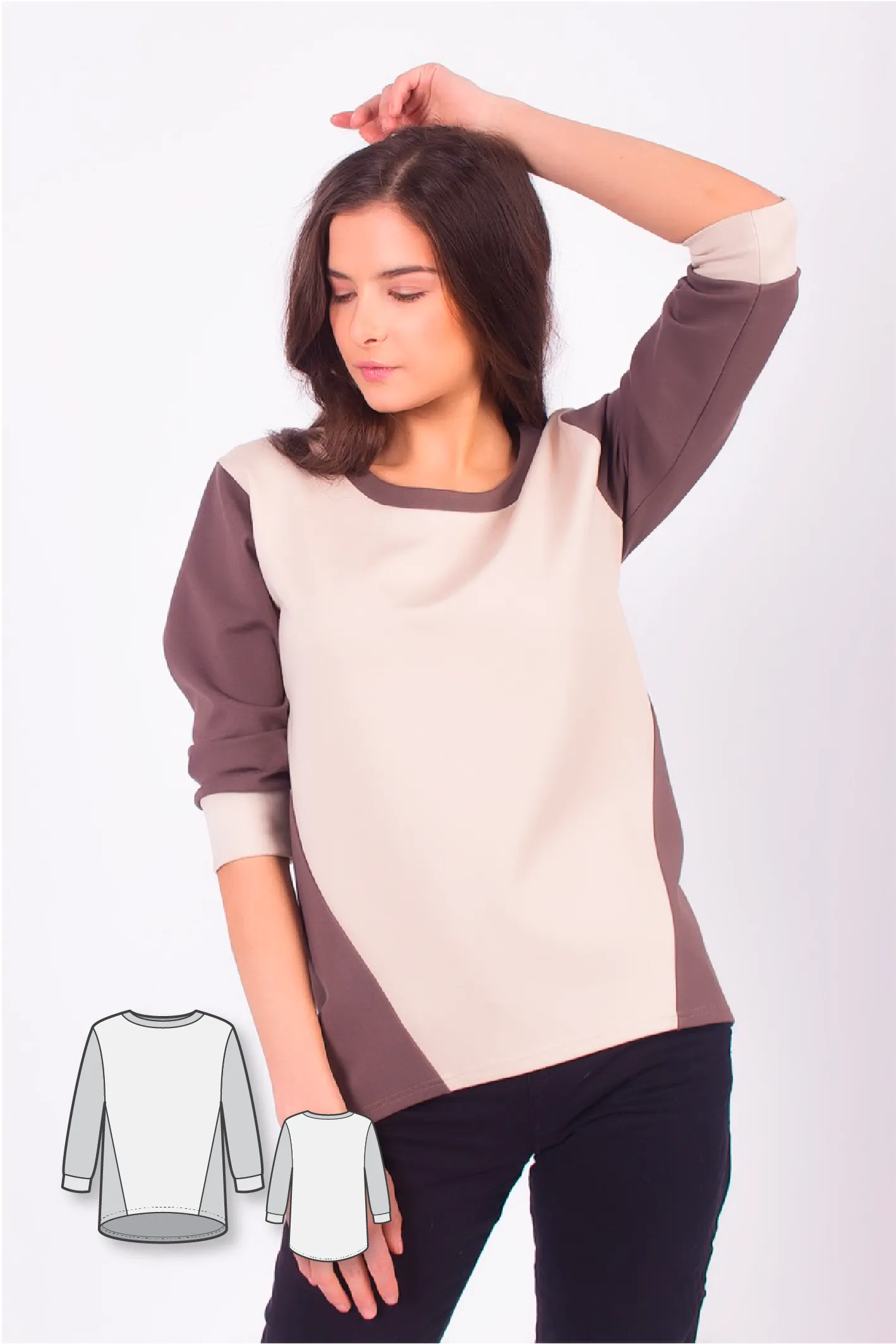 High Low Sweatshirt #2120