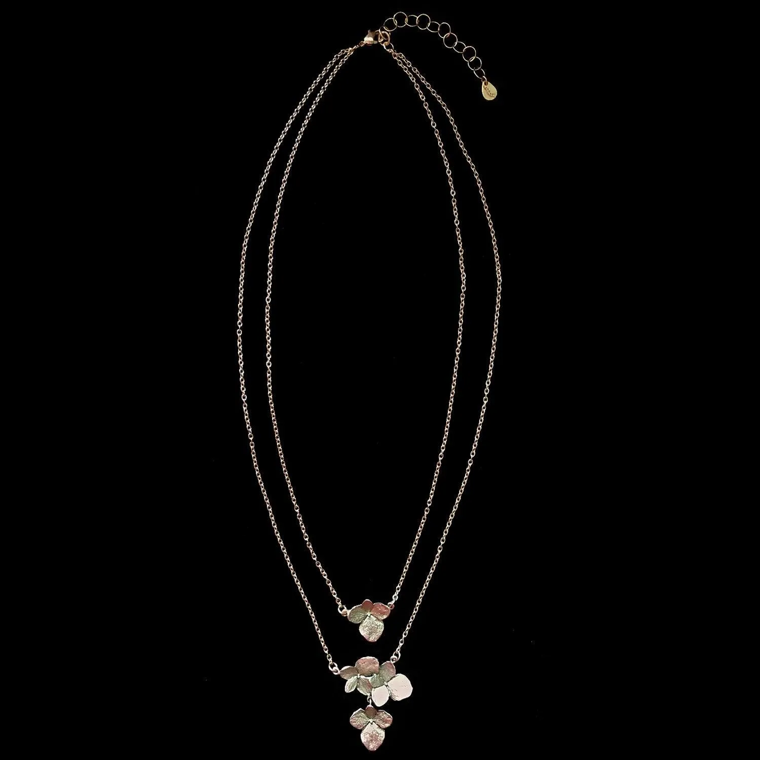 Hydrangea Pendant - Double Layer
