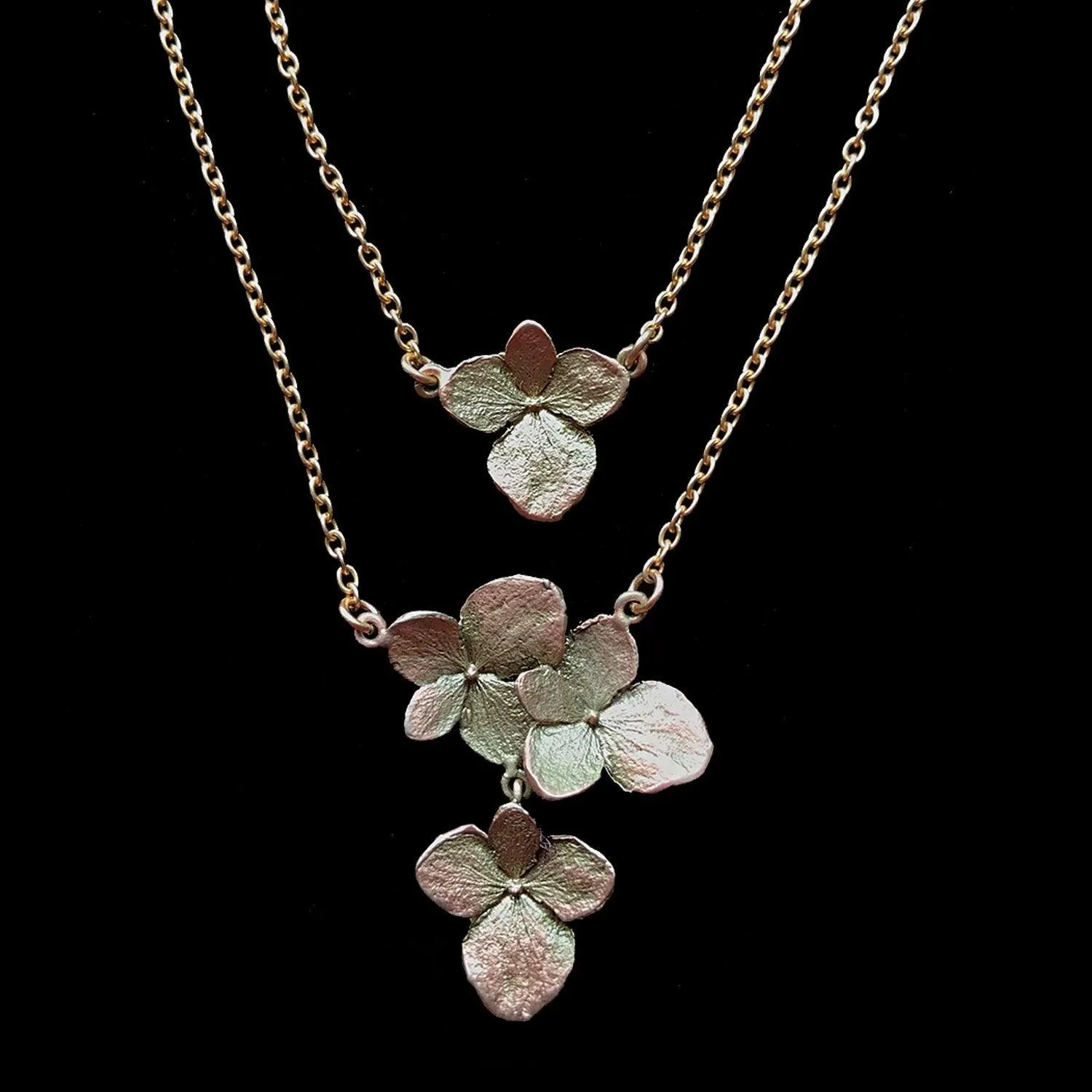 Hydrangea Pendant - Double Layer