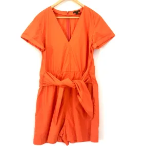 J Crew Orange Romper- Size 12