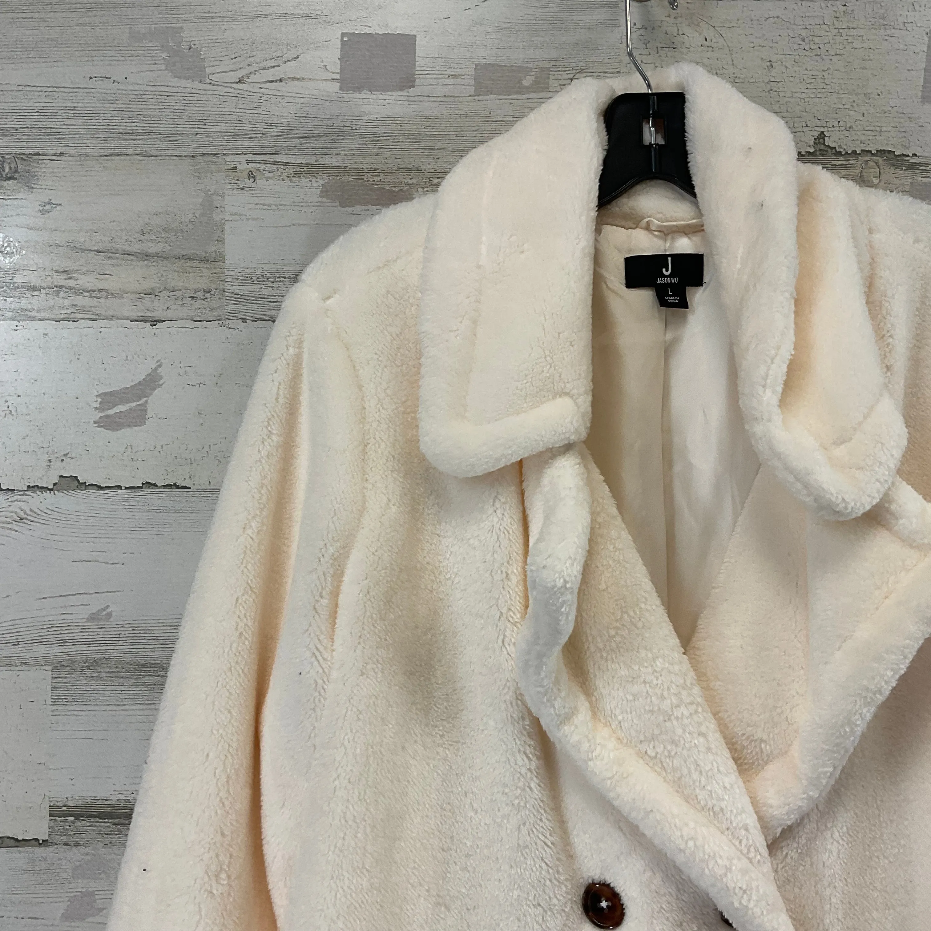 Jacket Fleece By Jason Wu In Cream, Size: L