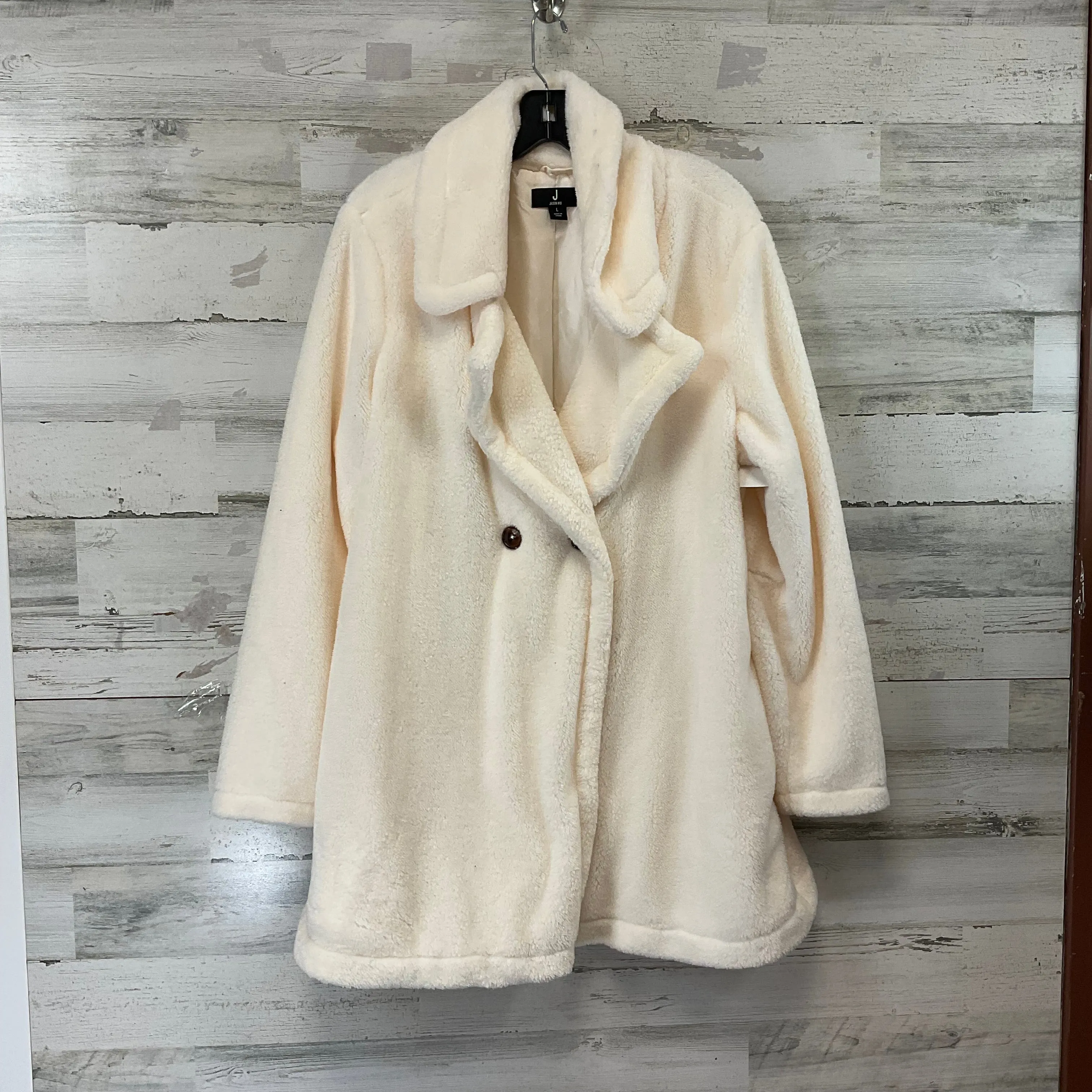 Jacket Fleece By Jason Wu In Cream, Size: L
