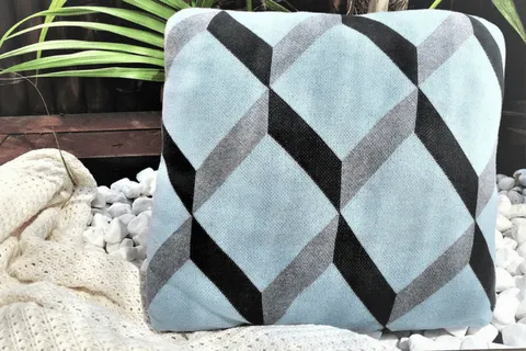KARLSTAD Cushion Cover - Blue