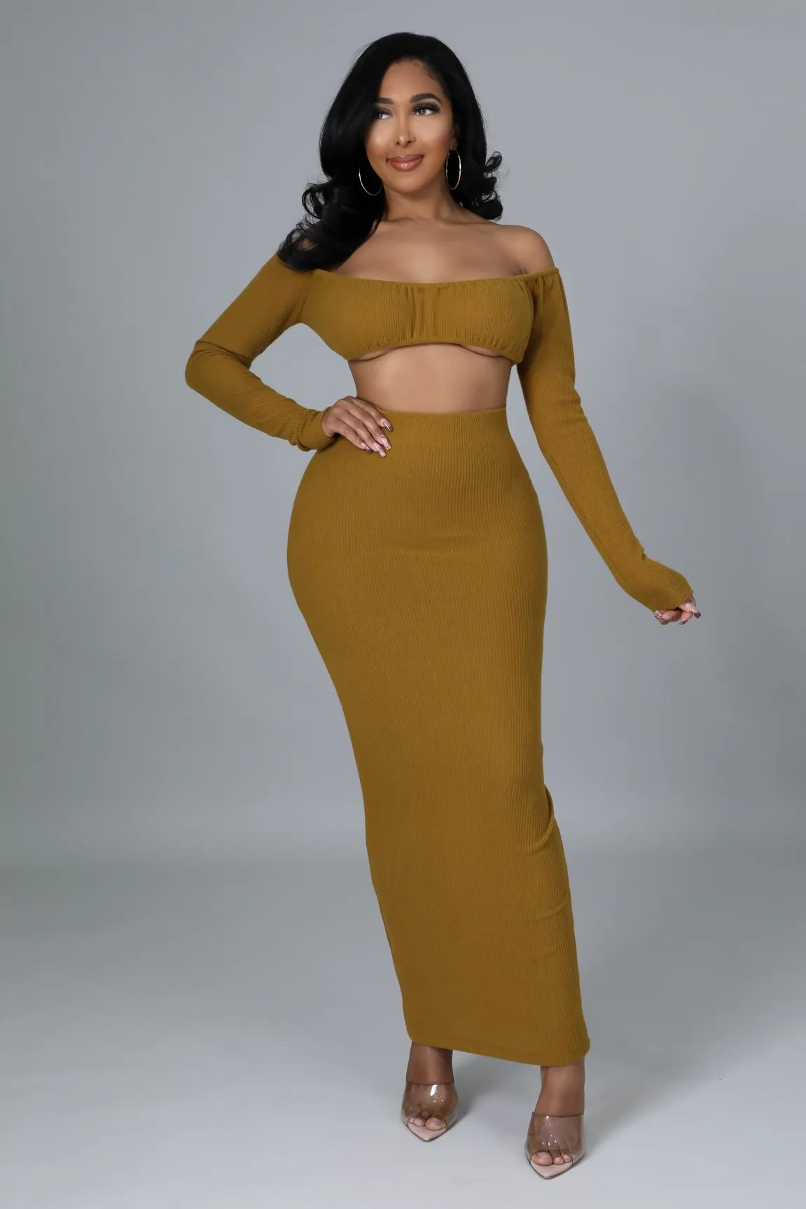 KIM SKIRT SET | DIJON