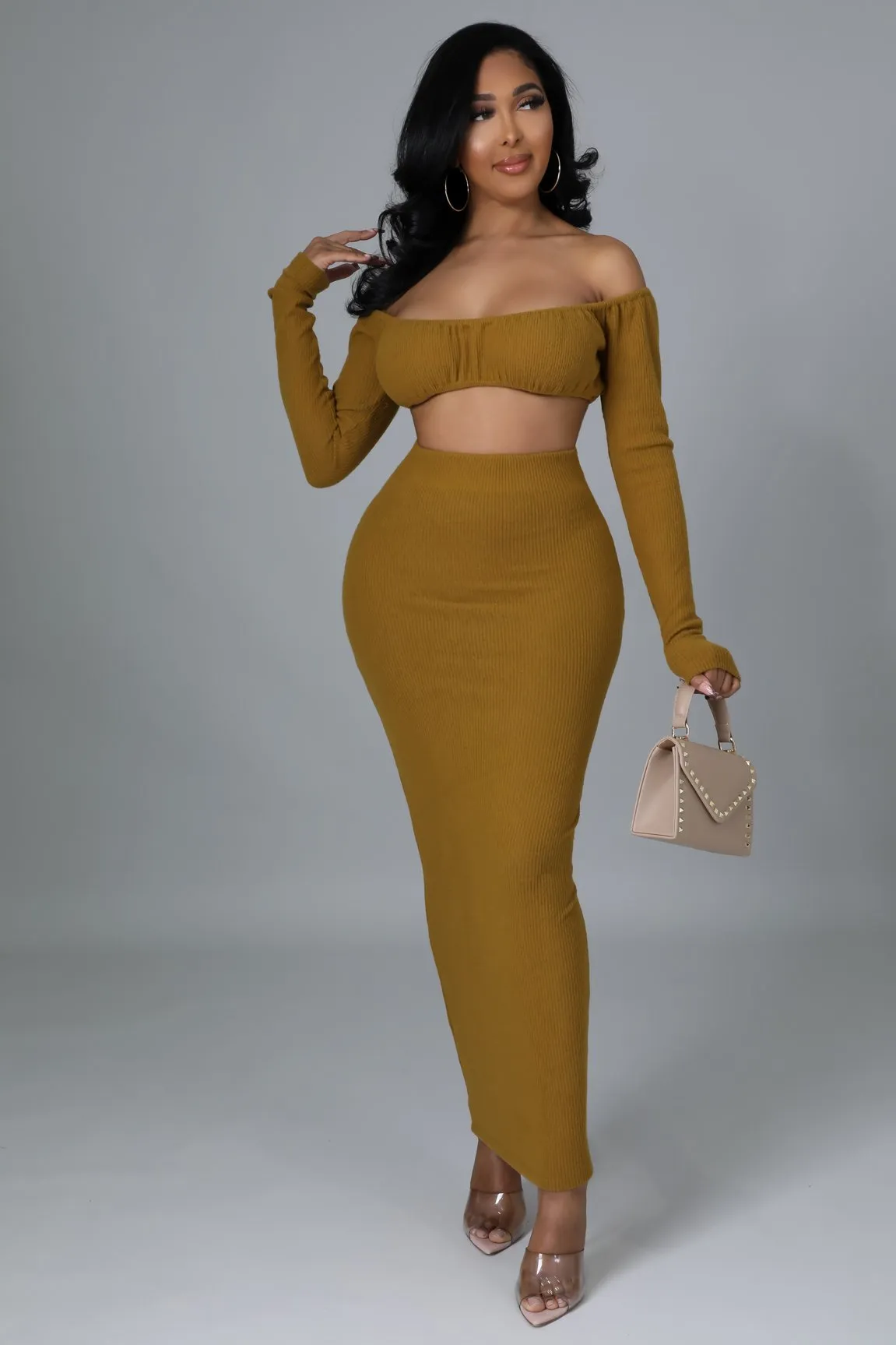 KIM SKIRT SET | DIJON