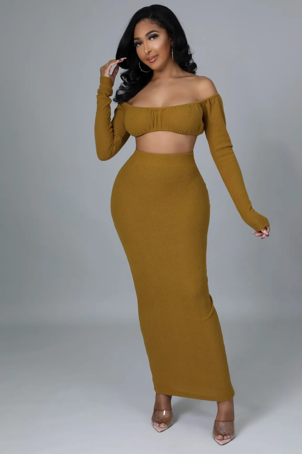 KIM SKIRT SET | DIJON