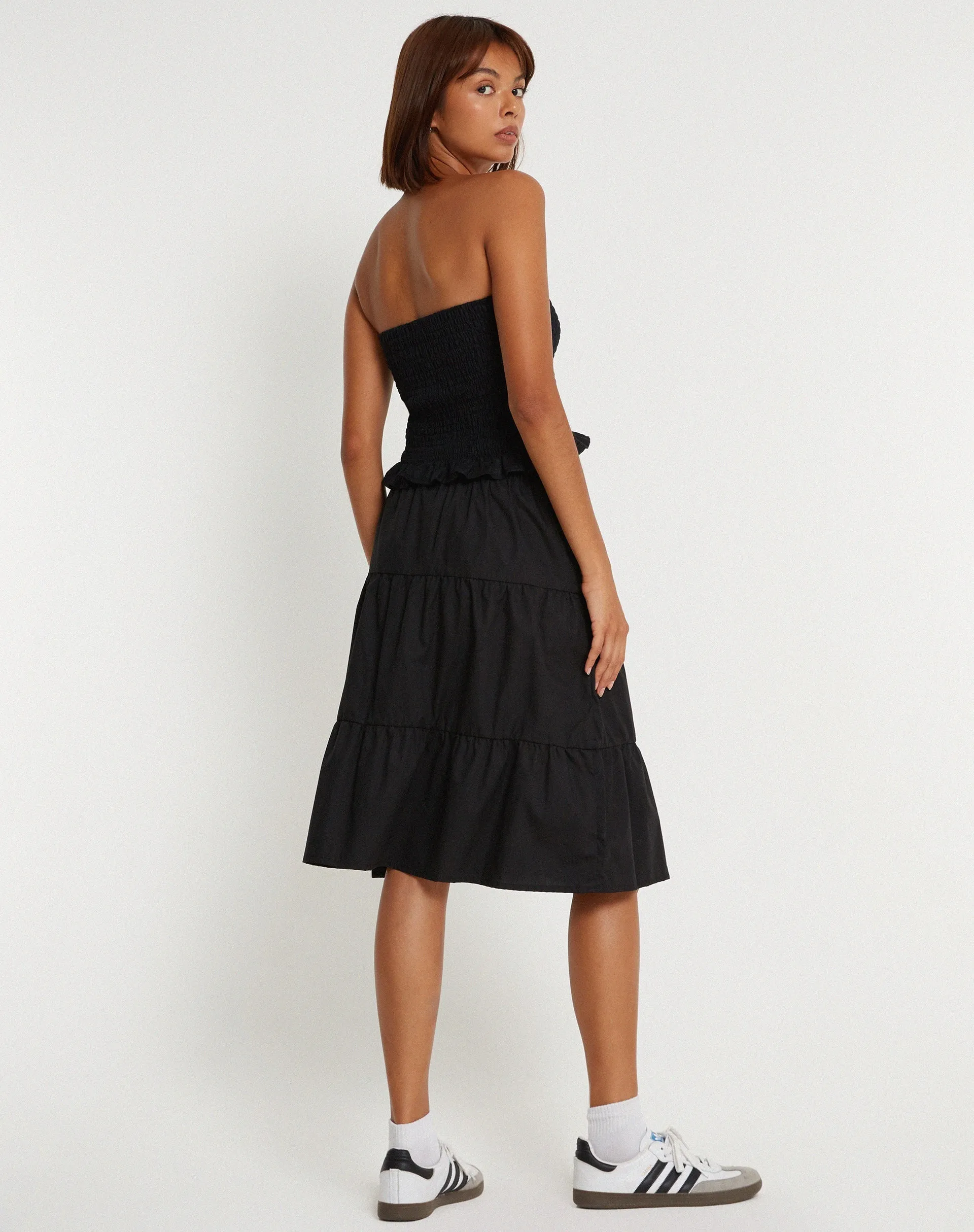 Kiyo Bandeau Top in Black