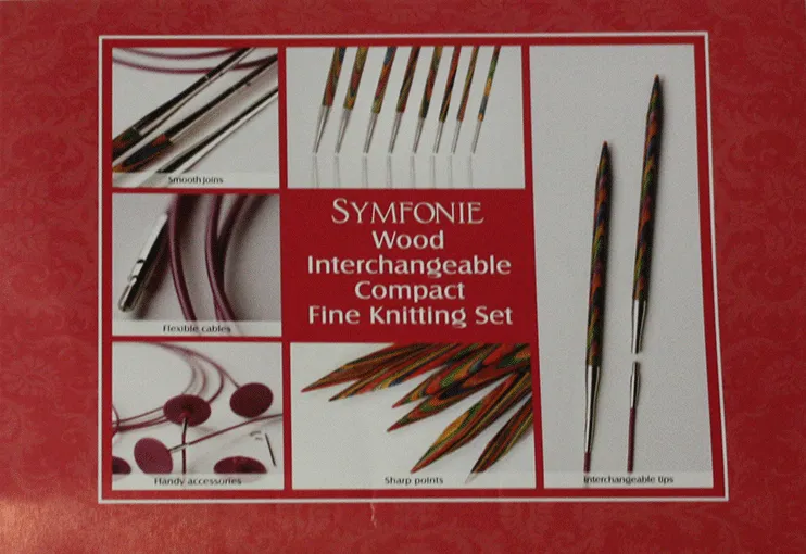 Knit Pro Symfonie Interchangeable Needle Tips Compact Set
