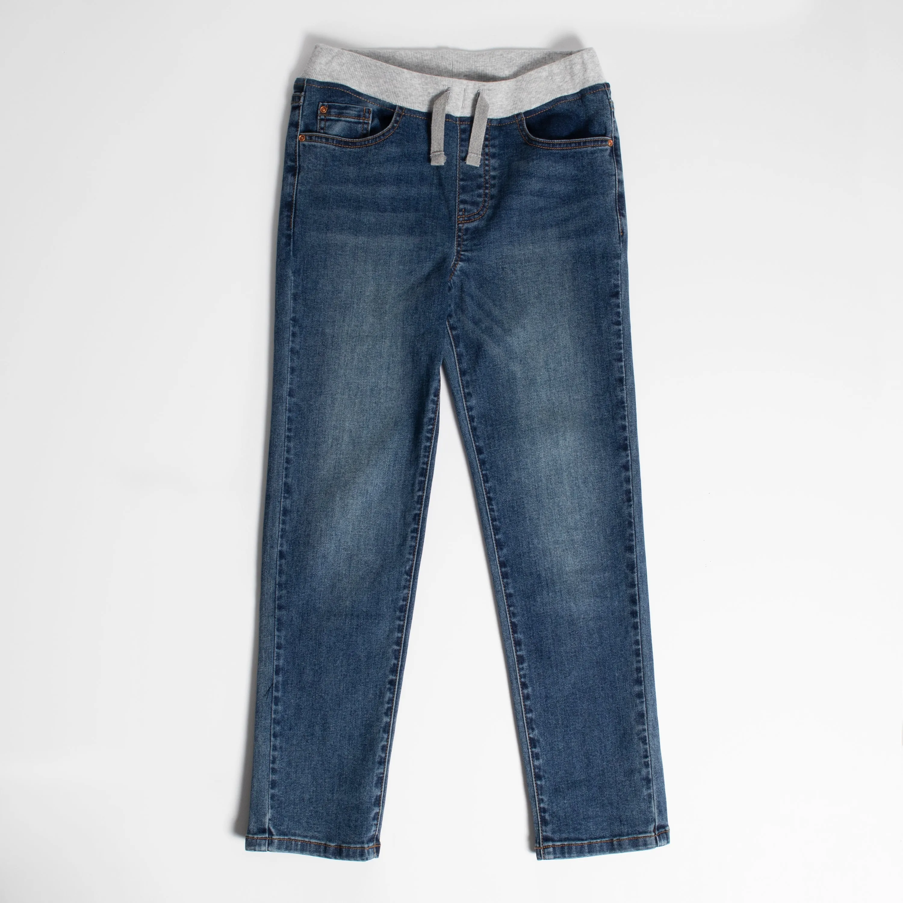 Knit Waist Denim Jean