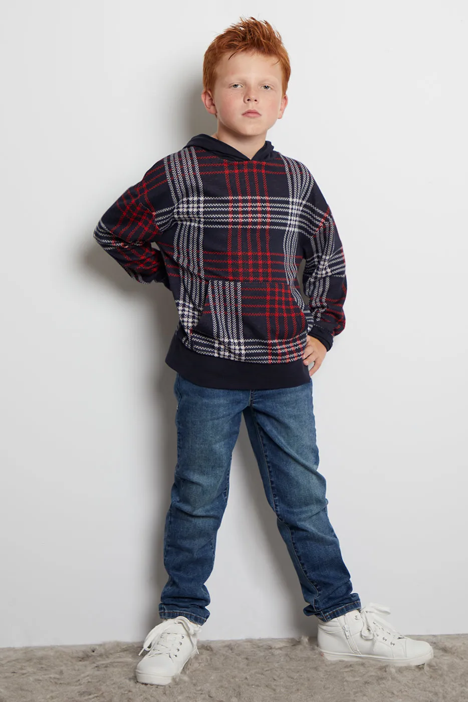 Knit Waist Denim Jean