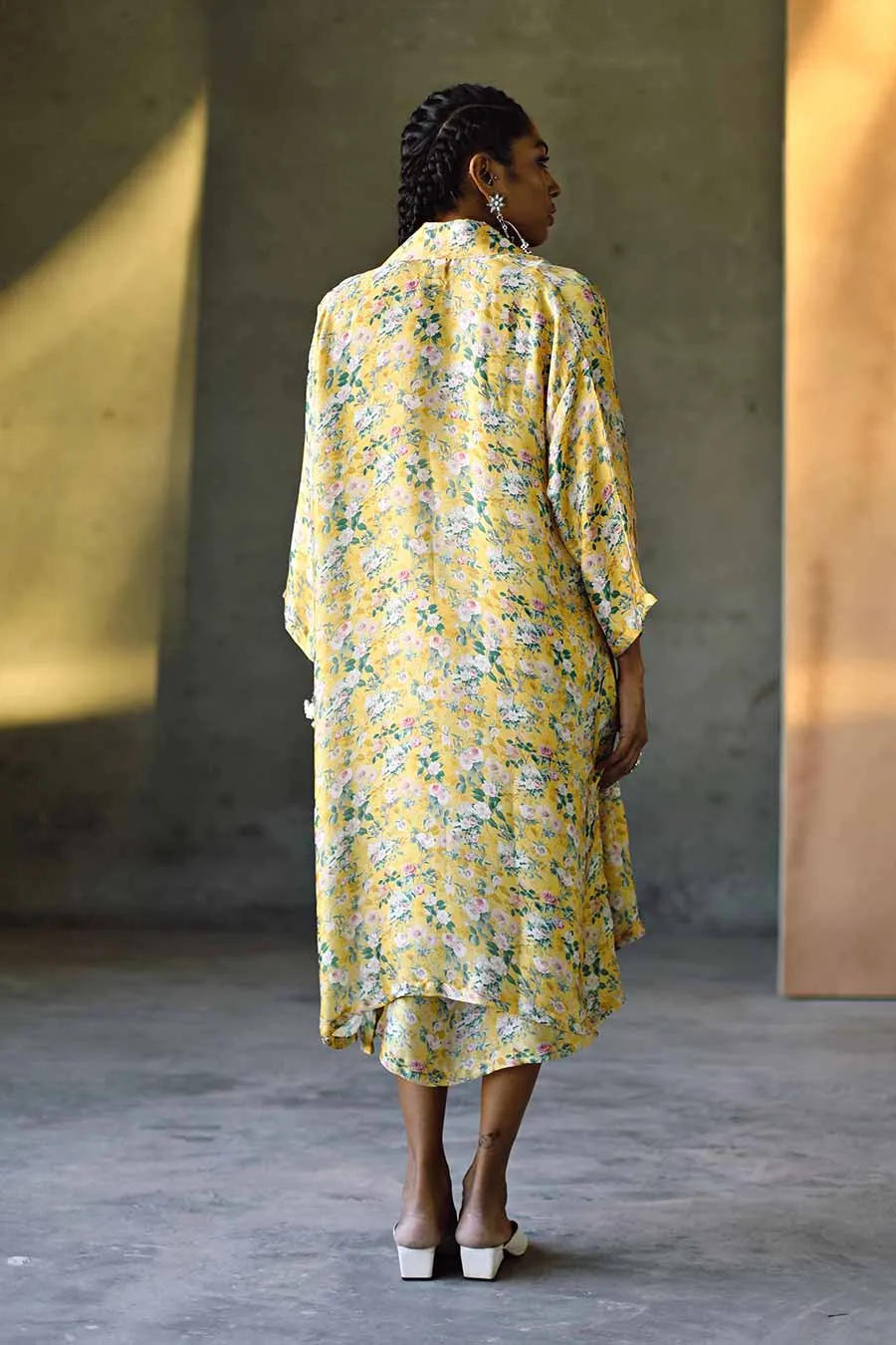 Laguna Slip Dress & Cape Co-Ord Set