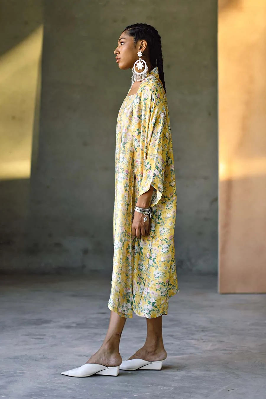 Laguna Slip Dress & Cape Co-Ord Set