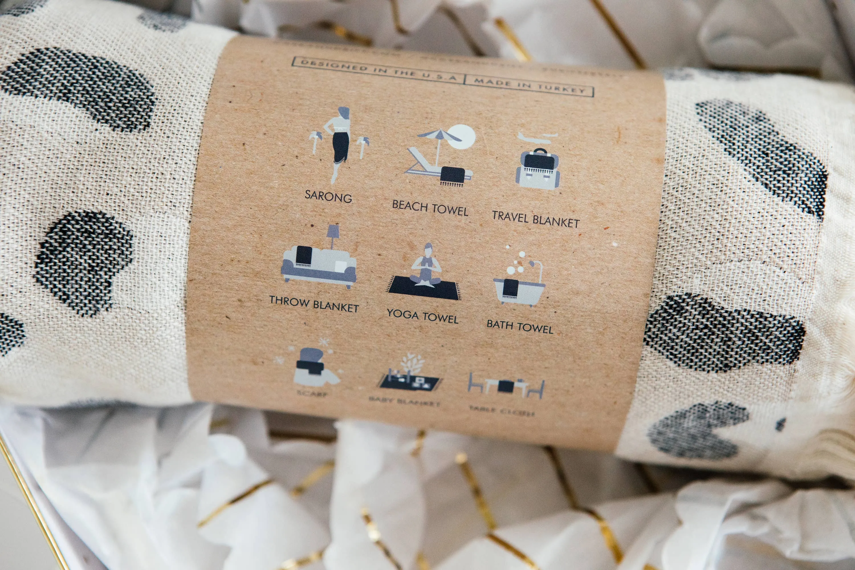 Leopard Print Dakota Travel Towel