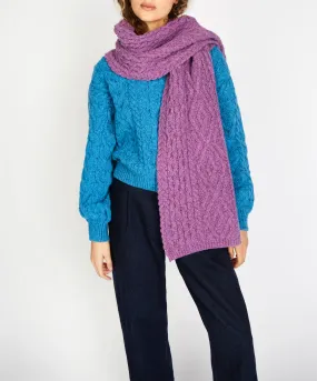 Lombard Diamond Scarf Orchid