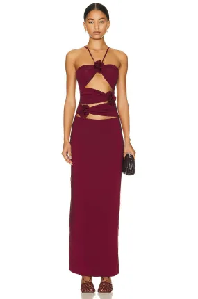 Maygel Coronel Veranera Gown in Burgundy / Wine
