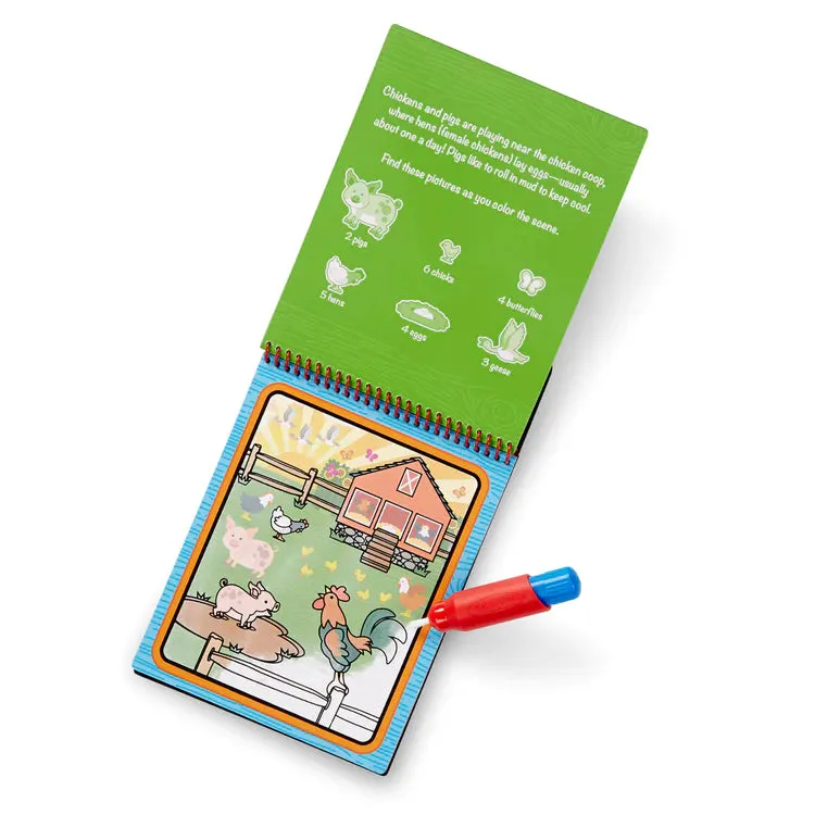 Melissa & Doug Water WoW! - On The Farm Water Reveal Pad